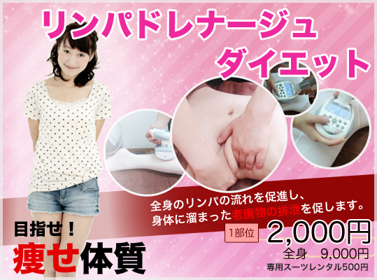 リンパドレナージュダイエット